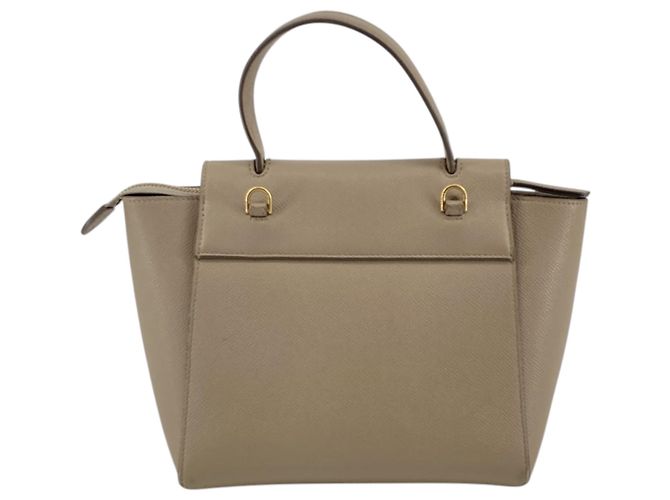 Belt Bag Céline Bolso cinturón Celine Nano de piel de becerro granulada Beige - vista 3