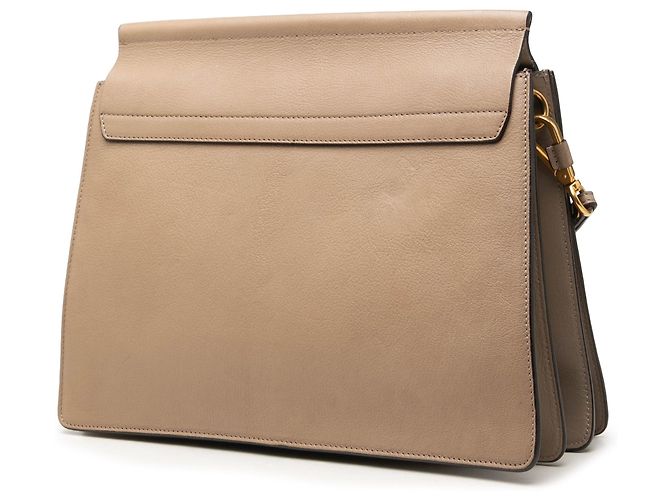 Chloé Faye Borsa a Tracolla in Pelle Marrone Medium Marrone chiaro - vista 2
