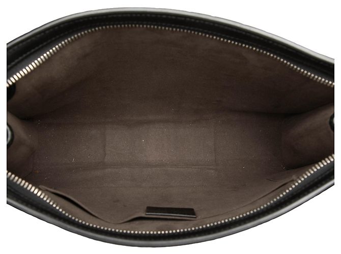 Clutch Gucci Black Guccissima Web Nero - vista 4