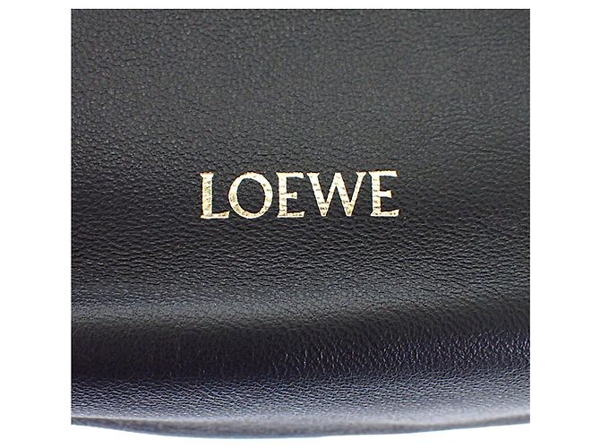 LOEWE Flamenco Tasche aus Mellow Nappa Lammleder, Schwarz, Medium - Ansicht 5