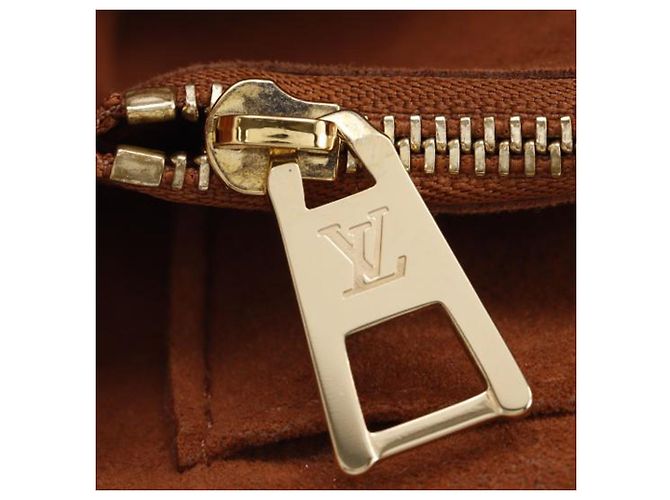 Twist Borsa Tote Lockme Louis Vuitton in pelle marrone - vista 6