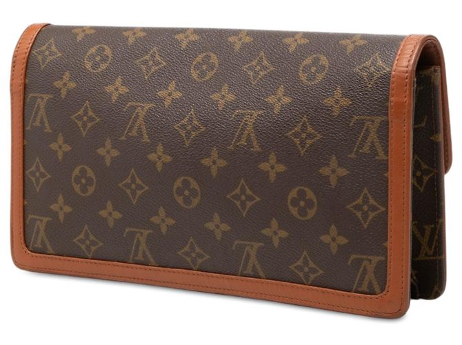 Louis Vuitton Brown Monogram Pochette Dame GM Braun - Ansicht 2