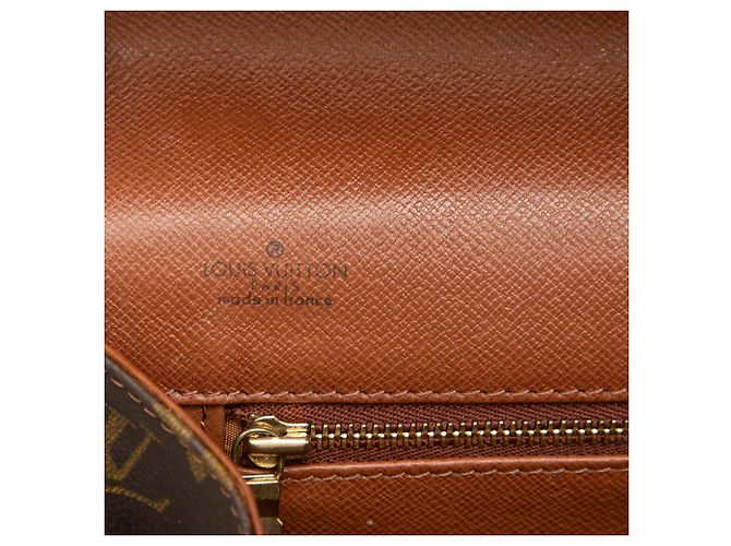 Louis Vuitton Brown Monogram Pochette Dame GM Braun - Ansicht 5
