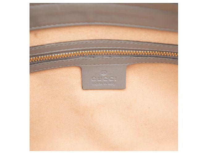 Borsa a spalla soft Guccissima Gucci Grigio Medium Marrone - vista 5