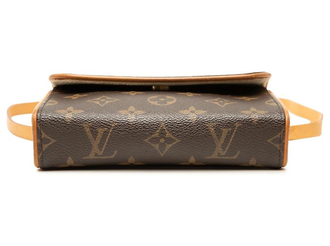Louis Vuitton Brown Monogram Pochette Florentine Marrone - vista 3