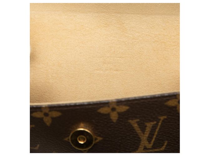 Louis Vuitton Brown Monogram Pochette Florentine Marrone - vista 5