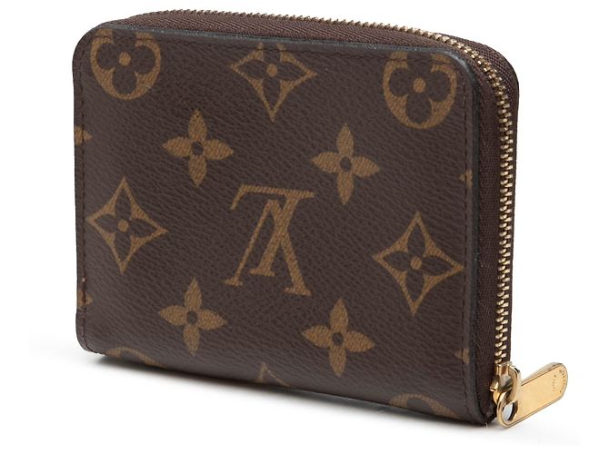 Monedero Zippy Monogram Marrón Louis Vuitton Castaño - vista 2