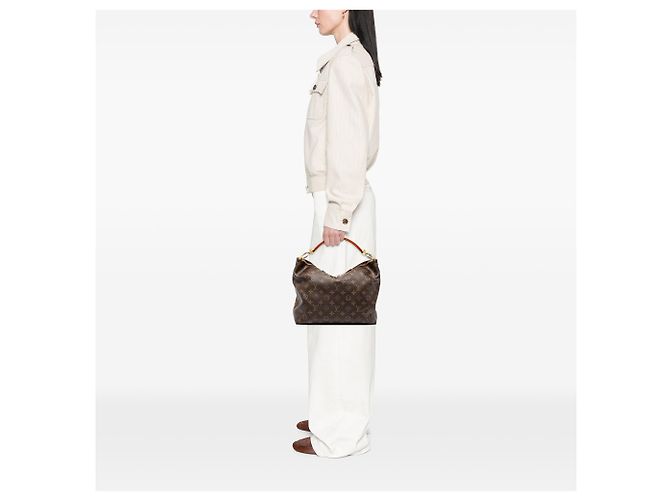 Louis Vuitton Brown Monogram Sully PM Marrom - vista 6