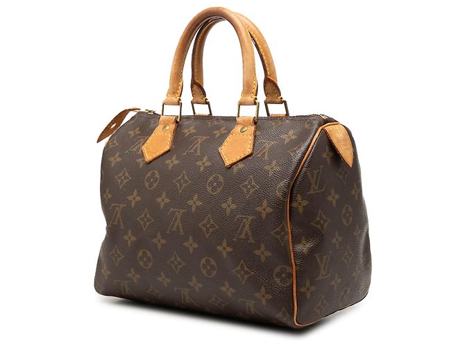Louis Vuitton Brown Monogram Speedy 25 Marrone - vista 2