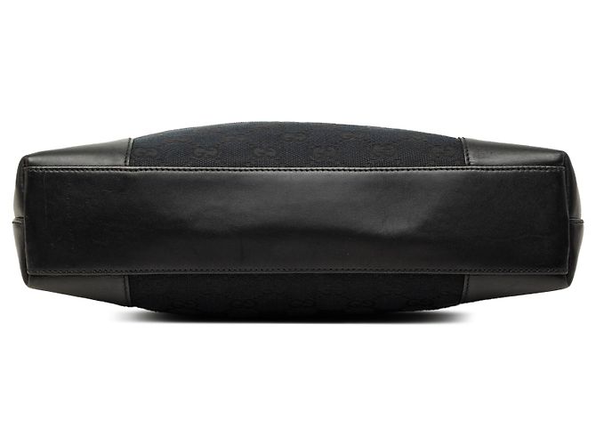 Borsa a tracolla Gucci in tela GG nera Nero - vista 3