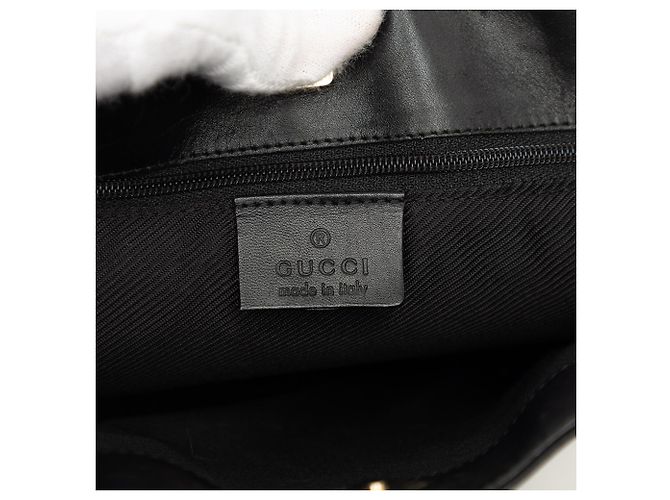 Borsa a tracolla Gucci in tela GG nera Nero - vista 5