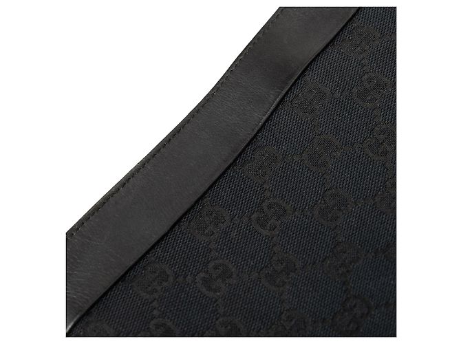 Borsa a tracolla Gucci in tela GG nera Nero - vista 6