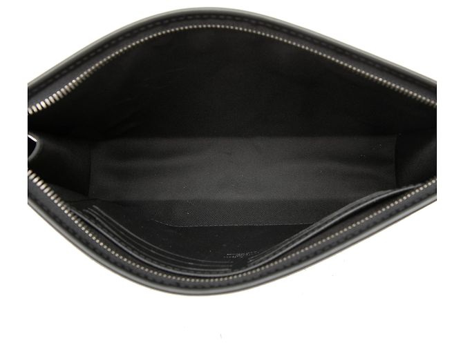 Louis Vuitton Black Monogram Eclipse Pochette Voyage MM Negro - vista 4