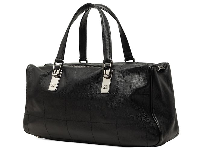 Bolso Chanel Black CC Caviar Square Stitch Negro - vista 2
