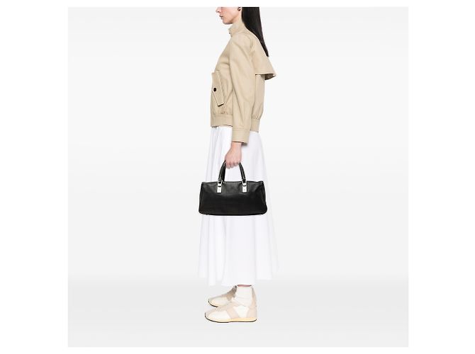 Bolso Chanel Black CC Caviar Square Stitch Negro - vista 7