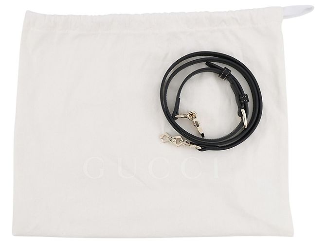 Borsa Gucci Beige GG Supreme Horsebit 1955 con manico superiore - vista 16