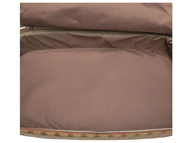 Sac à cadre Chanel Brown New Travel Line en nylon Marron - vue 6