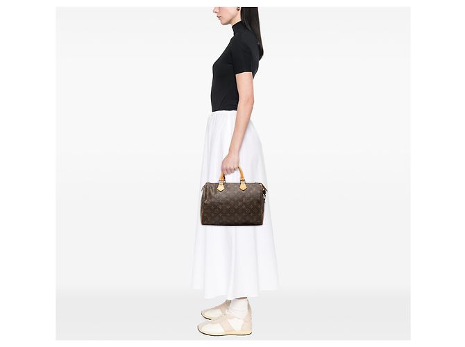 Louis Vuitton Brown Monogram Speedy 30 Marrom - vista 6