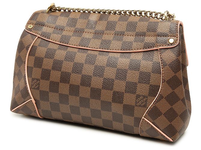 Clutch Louis Vuitton Brown Damier Ebene Caissa Castaño - vista 2