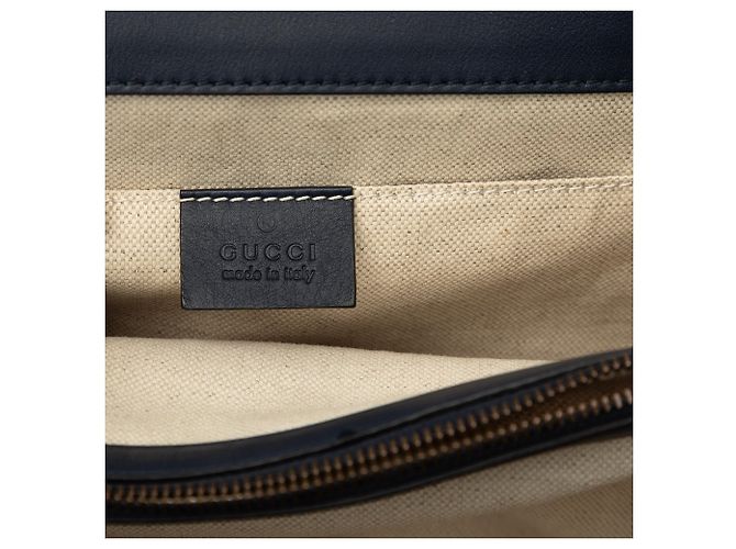 Bolsa Gucci Dionysus Web em couro de bezerro azul tamanho Medium com alça de bambu Azul marinho - vista 5