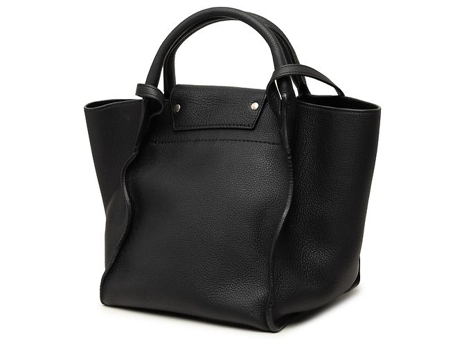 Céline Celine Black Small Supple Grained Calfskin Big Bag Nero - vista 2