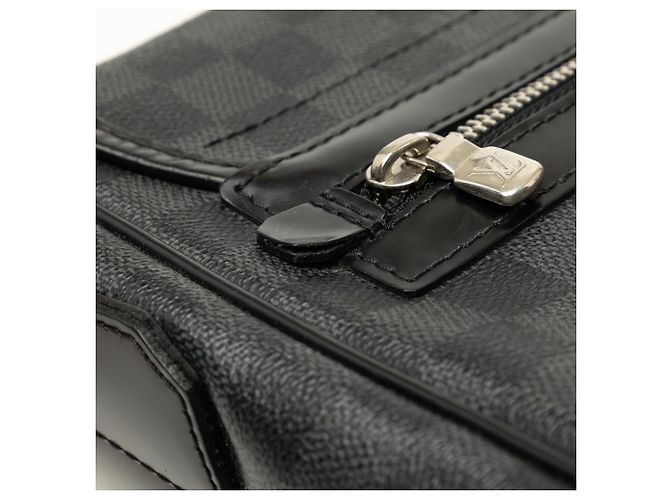 Louis Vuitton Black Damier Graphite Daniel MM Nero - Ansicht 6