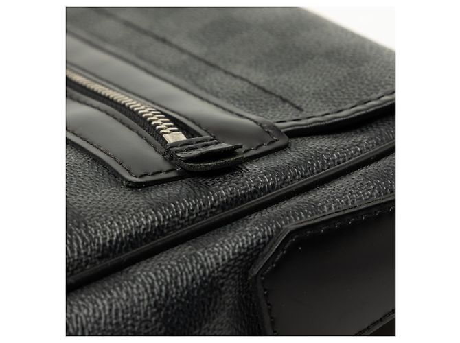 Louis Vuitton Black Damier Graphite Daniel MM Nero - Ansicht 7
