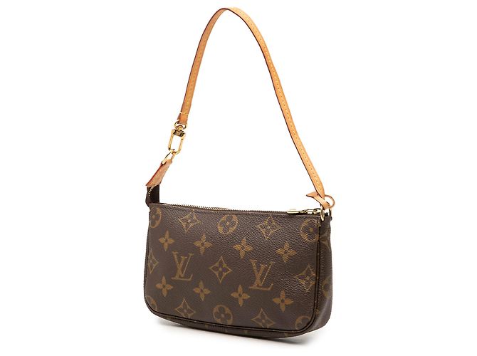 Louis Vuitton Brown Monogram Mini Pochette Accessoires Marrom - vista 2