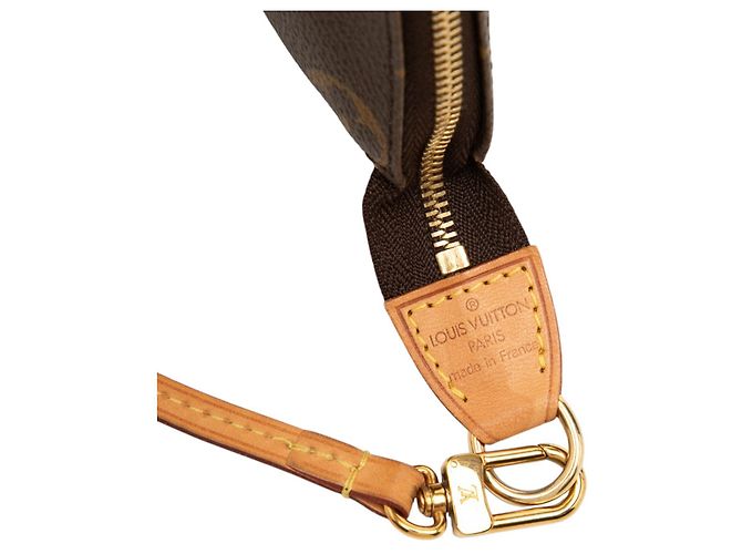 Louis Vuitton Brown Monogram Mini Pochette Accessoires Marrom - vista 5