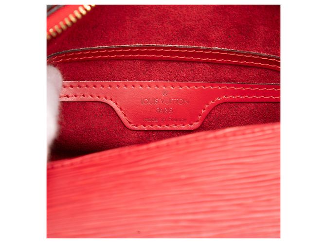 Louis Vuitton Red Epi Soufflot Rosso - vista 5