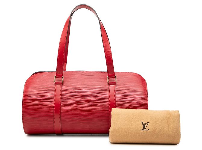 Louis Vuitton Red Epi Soufflot Rosso - vista 7