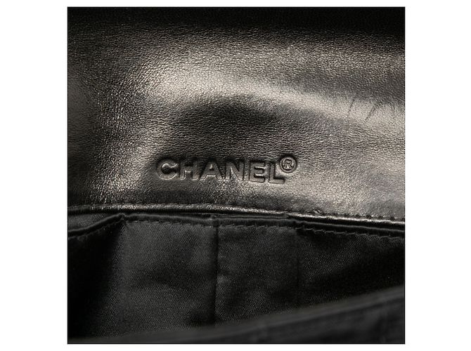 Chanel Black New Travel Line Nylon East West Flap Nero - vista 5