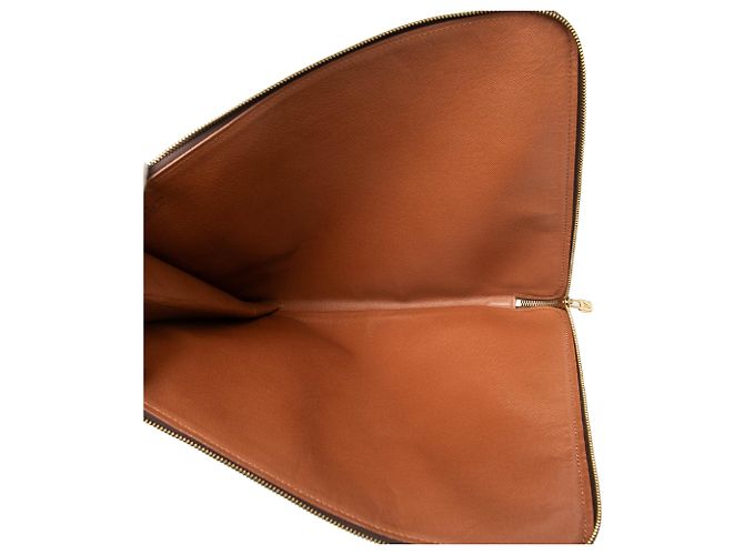 Louis Vuitton Brown Monogram Poche Documents Portfolio 30 Castaño - vista 4