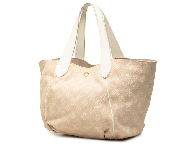 Louis Vuitton Beige Monogram Cabas Ipanema PM Bege - vista 2