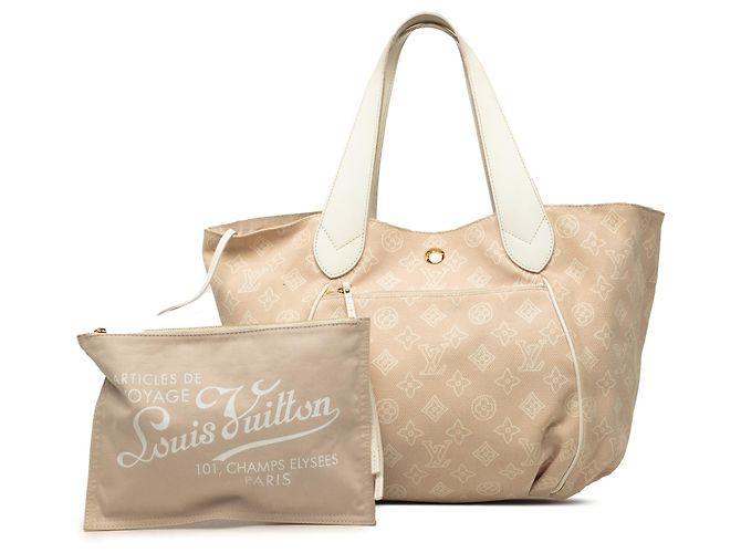 Louis Vuitton Beige Monogram Cabas Ipanema PM Bege - vista 8