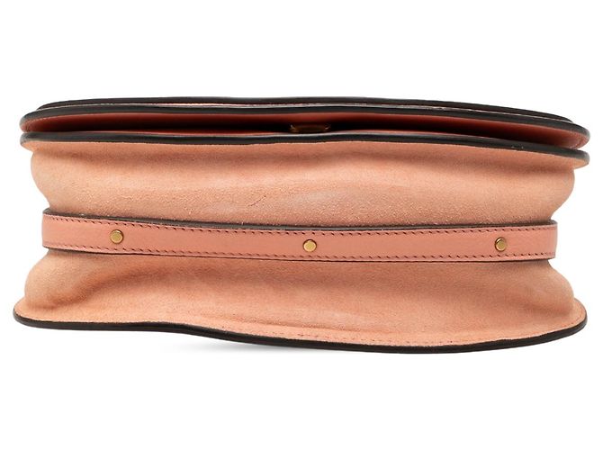 Sac Nile Chloé en cuir rose taille Medium - vue 3