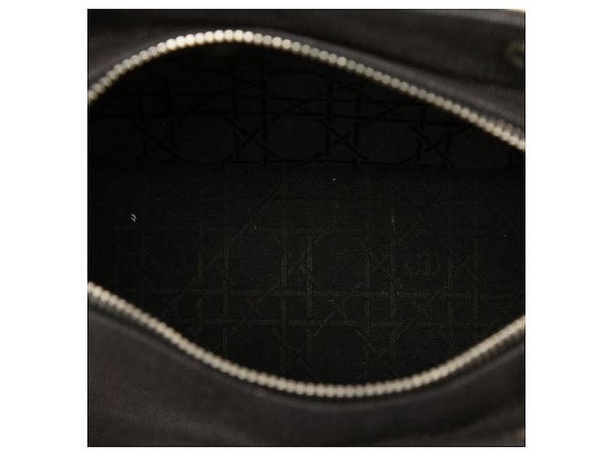 Autre Marque Dior Black Medium Canvas Lady Dior Preto - vista 4