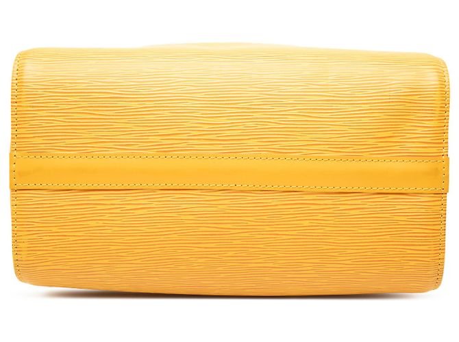 Louis Vuitton Yellow Epi Speedy 25 Giallo - vista 3