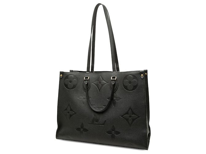 Louis Vuitton Black Monogram Empreinte Onthego GM Schwarz - Ansicht 2