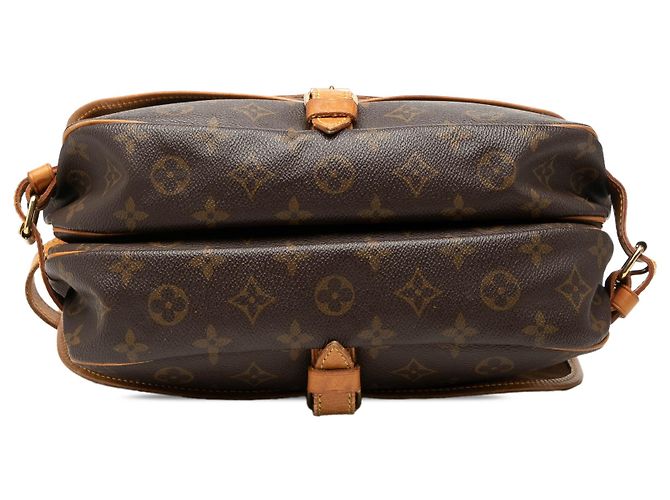 Louis Vuitton Brown Monogram Saumur 25 Marrone - vista 3