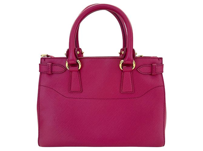 Borsa in pelle rosa Salvatore Ferragamo Double Gancini - vista 2
