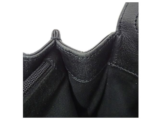 Gancini Borsa in pelle nera Salvatore Ferragamo Nero - vista 12
