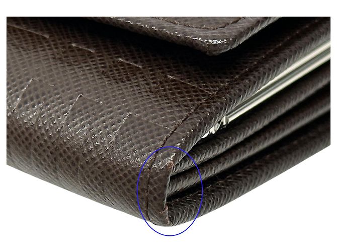 Cartera larga de piel Burberry Castaño - vista 9