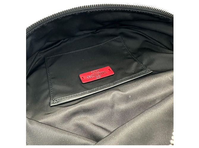 Borsa a mano Valentino Garavani in nylon nero - vista 10