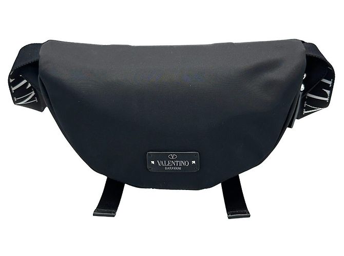 Borsa a mano Valentino Garavani in nylon nero - vista 2
