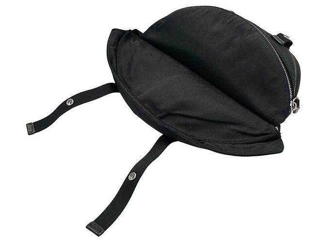 Borsa a mano Valentino Garavani in nylon nero - vista 7