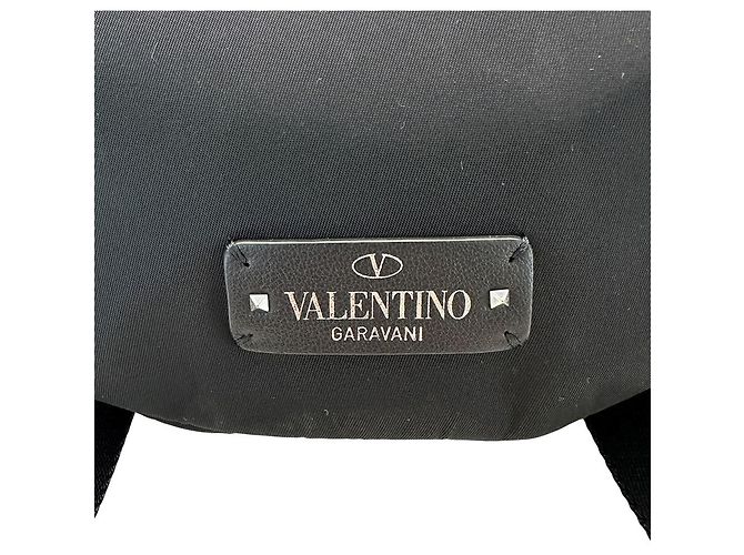 Borsa a mano Valentino Garavani in nylon nero - vista 8