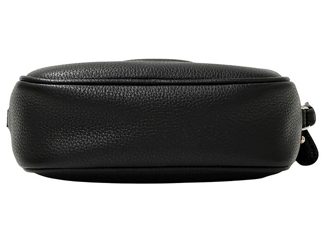 Gancini Mini borsa in pelle nera Salvatore Ferragamo Nero - vista 3