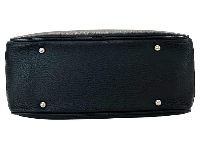 Burberry Handtasche aus schwarzem Leder - Ansicht 3