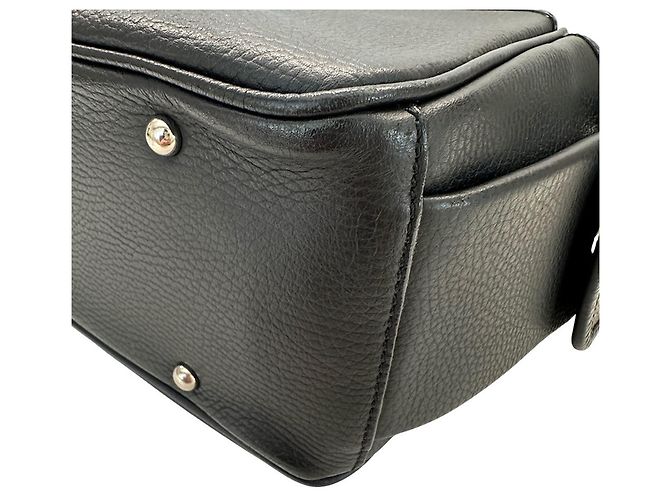 Burberry Handtasche aus schwarzem Leder - Ansicht 5